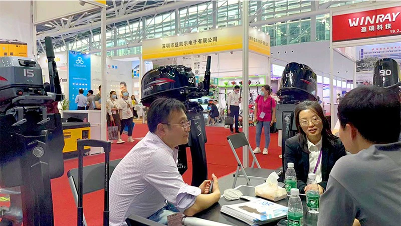 海的舷外机广交会上展风采